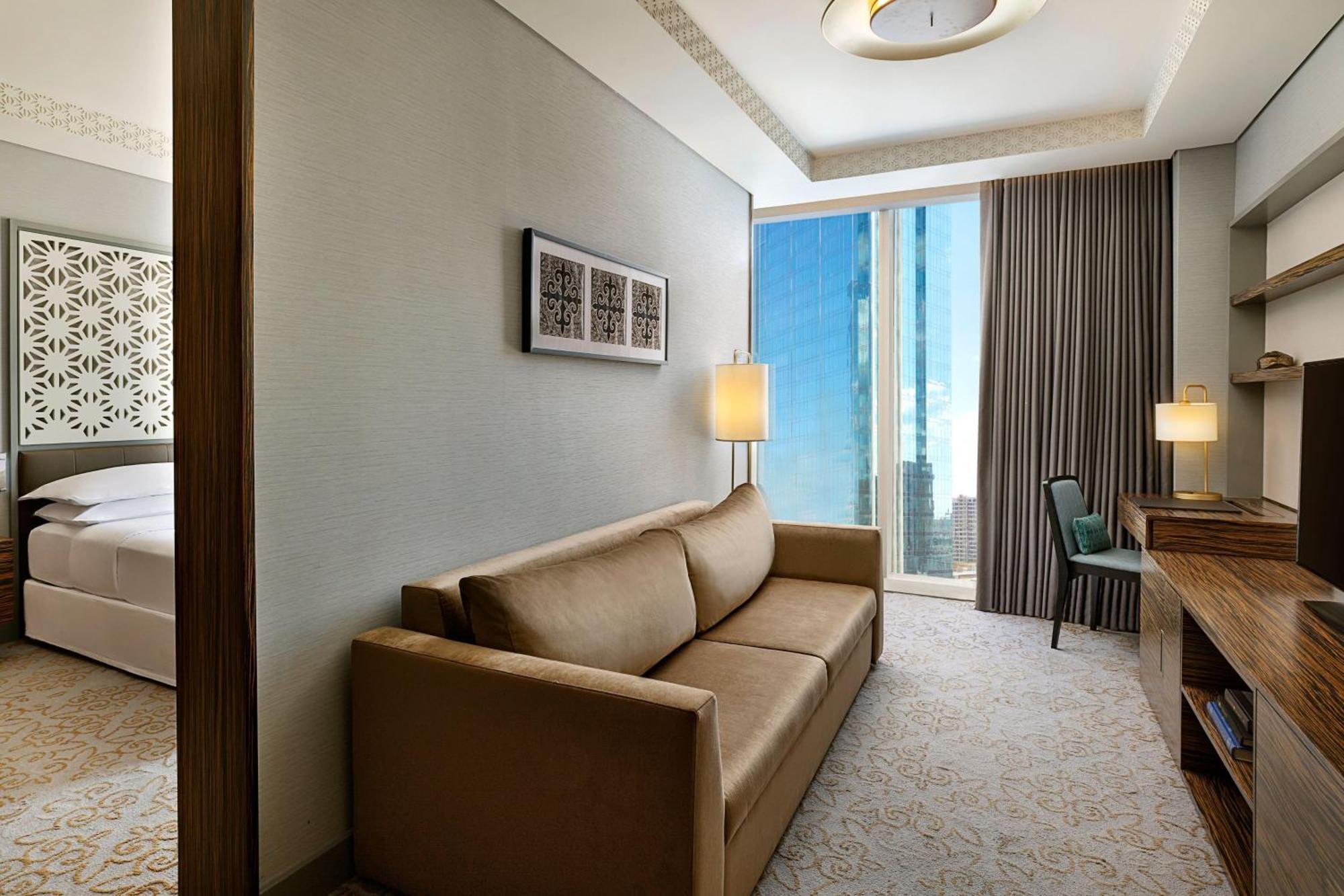 Sheraton Astana Hotel Exterior photo A suite at the hotel